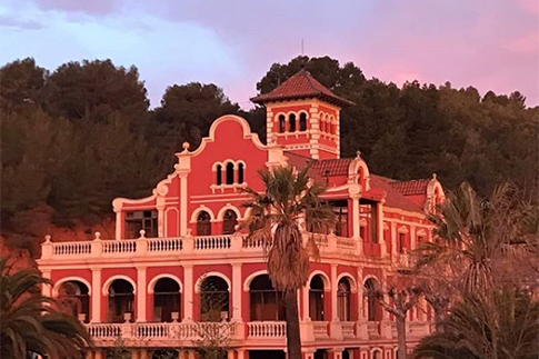 Castell de Ben Viure atardecer
